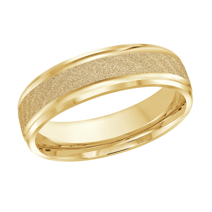 M3 411 6Y 05   A Yellow Wedding Band available in 10K  14K and 18K Gold