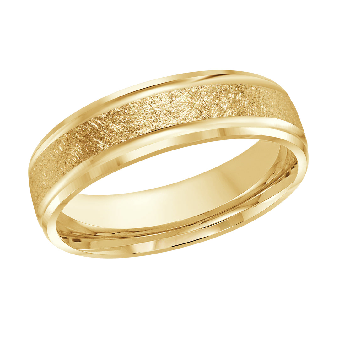 M3 411 6Y 04   A Yellow Wedding Band available in 10K  14K and 18K Gold