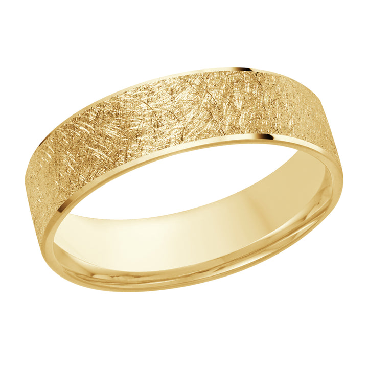 M3 974 6Y 04   A Yellow Wedding Band available in 10K  14K and 18K Gold