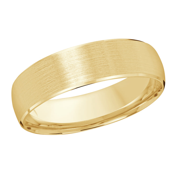 M3 249 6Y 01   A Yellow Wedding Band available in 10K  14K and 18K Gold