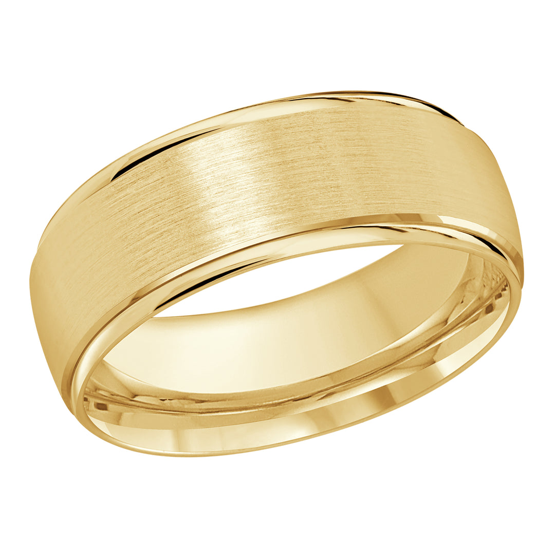 M3 1166 8Y 01   A Yellow Wedding Band available in 10K  14K and 18K Gold