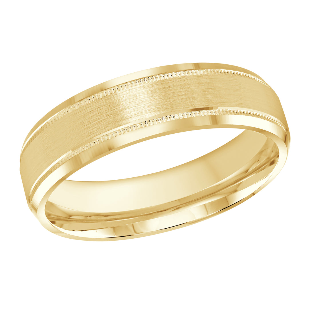 M3 413 6Y 01   A Yellow Wedding Band available in 10K  14K and 18K Gold