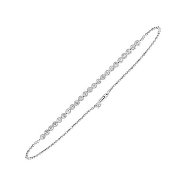 10Kt White Gold Diamond 1/3Ctw Bracelet