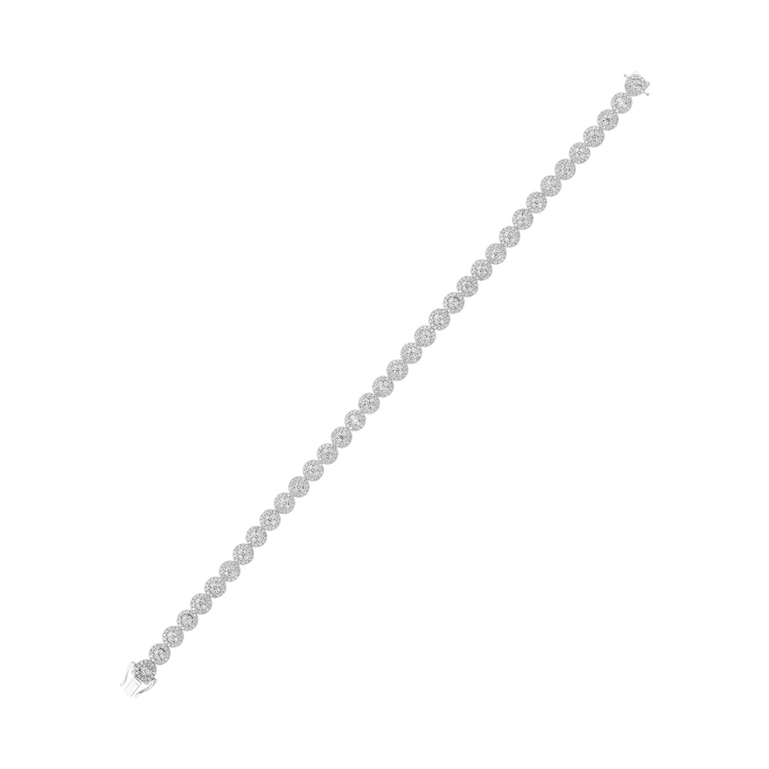 14Kt White Gold Diamond 2Ctw Bracelet