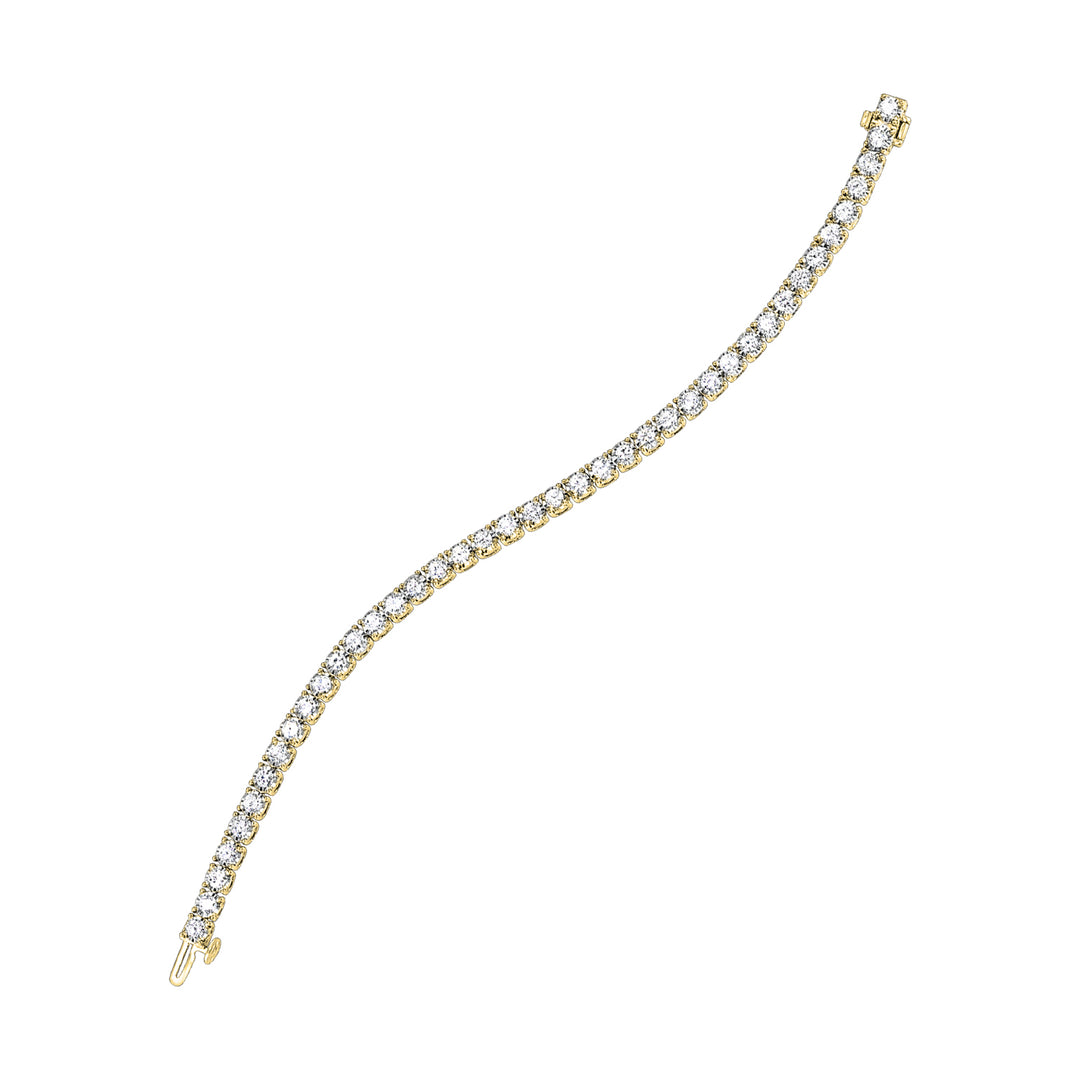 14Kt Yellow Gold Diamond 1Ctw Bracelet