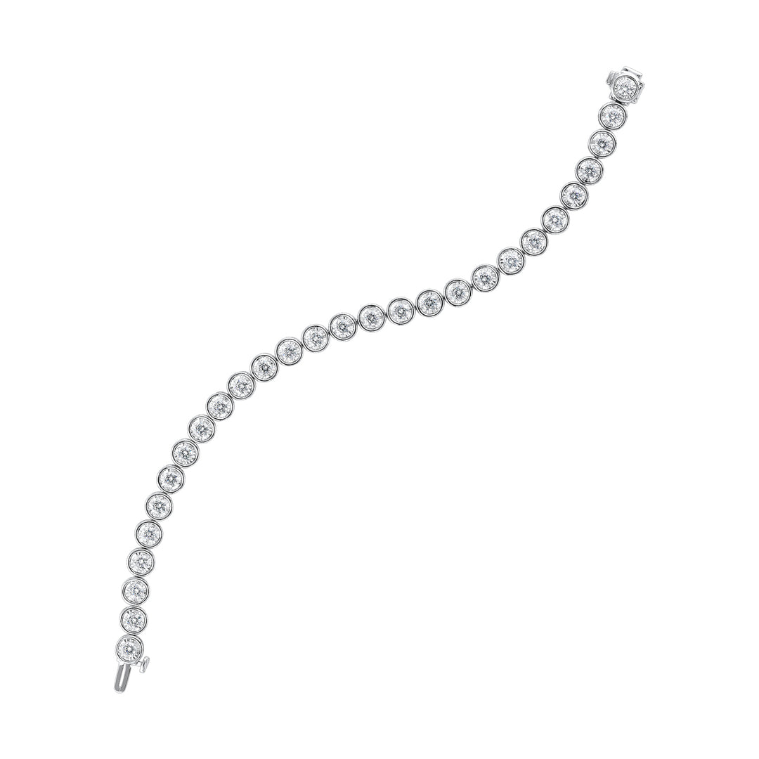 14Kt White Gold Diamond 1Ctw Bracelet