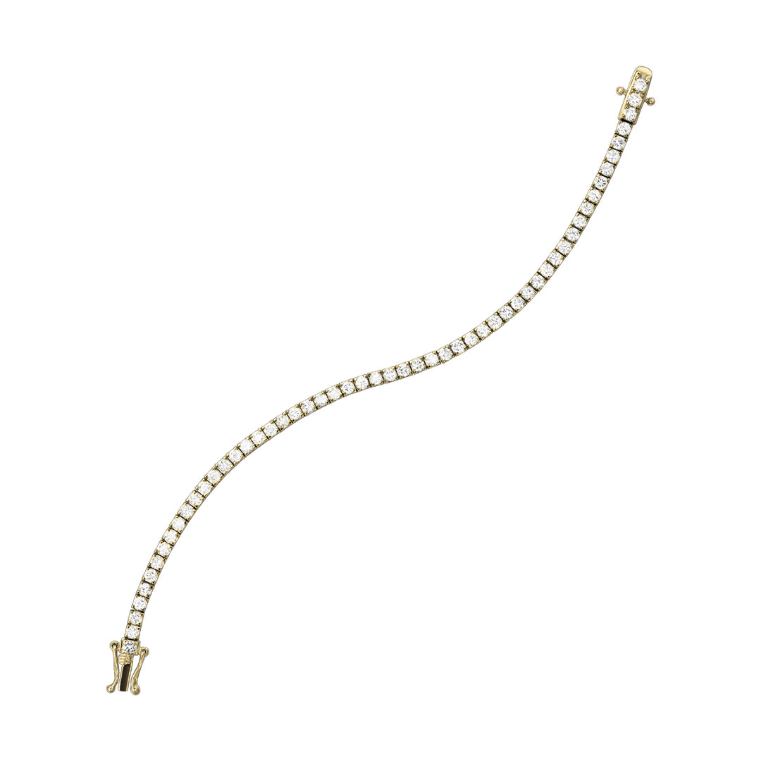 14Kt Yellow Gold Diamond 1Ctw Bracelet