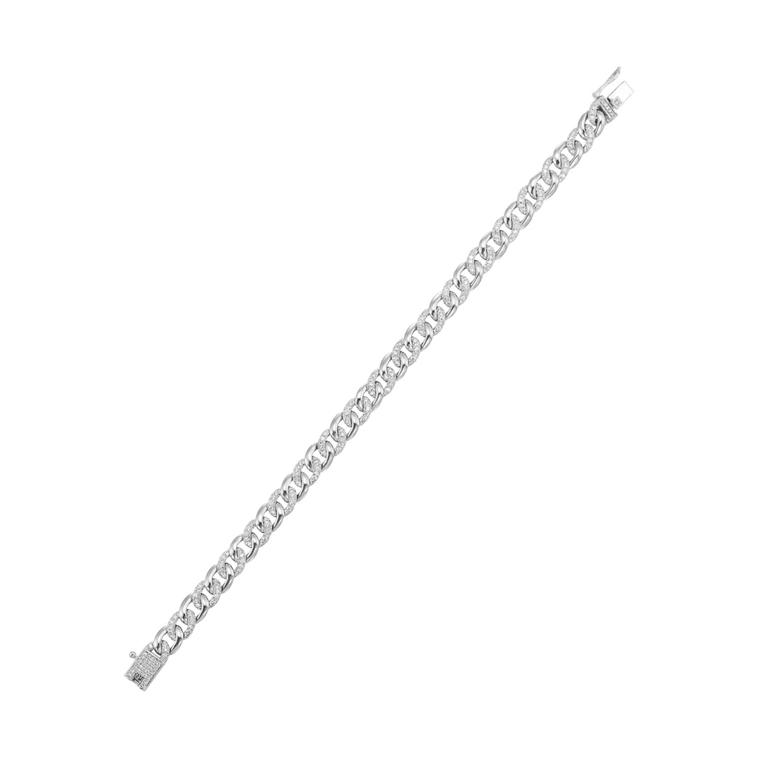 14Kt White Gold Diamond 1 1/2Ctw Bracelet