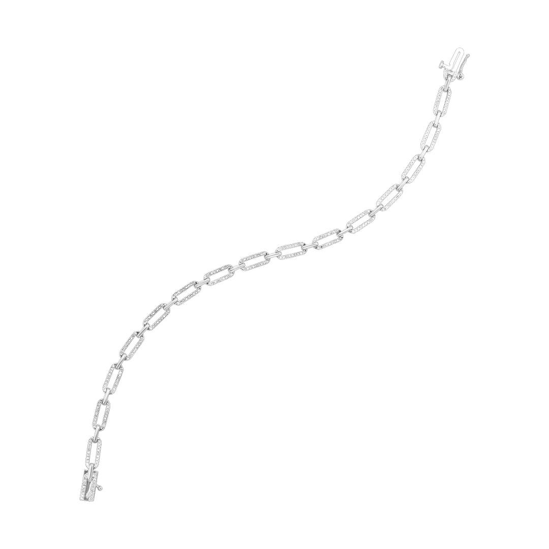 10Kt White Gold Diamond 1/2Ctw Bracelet