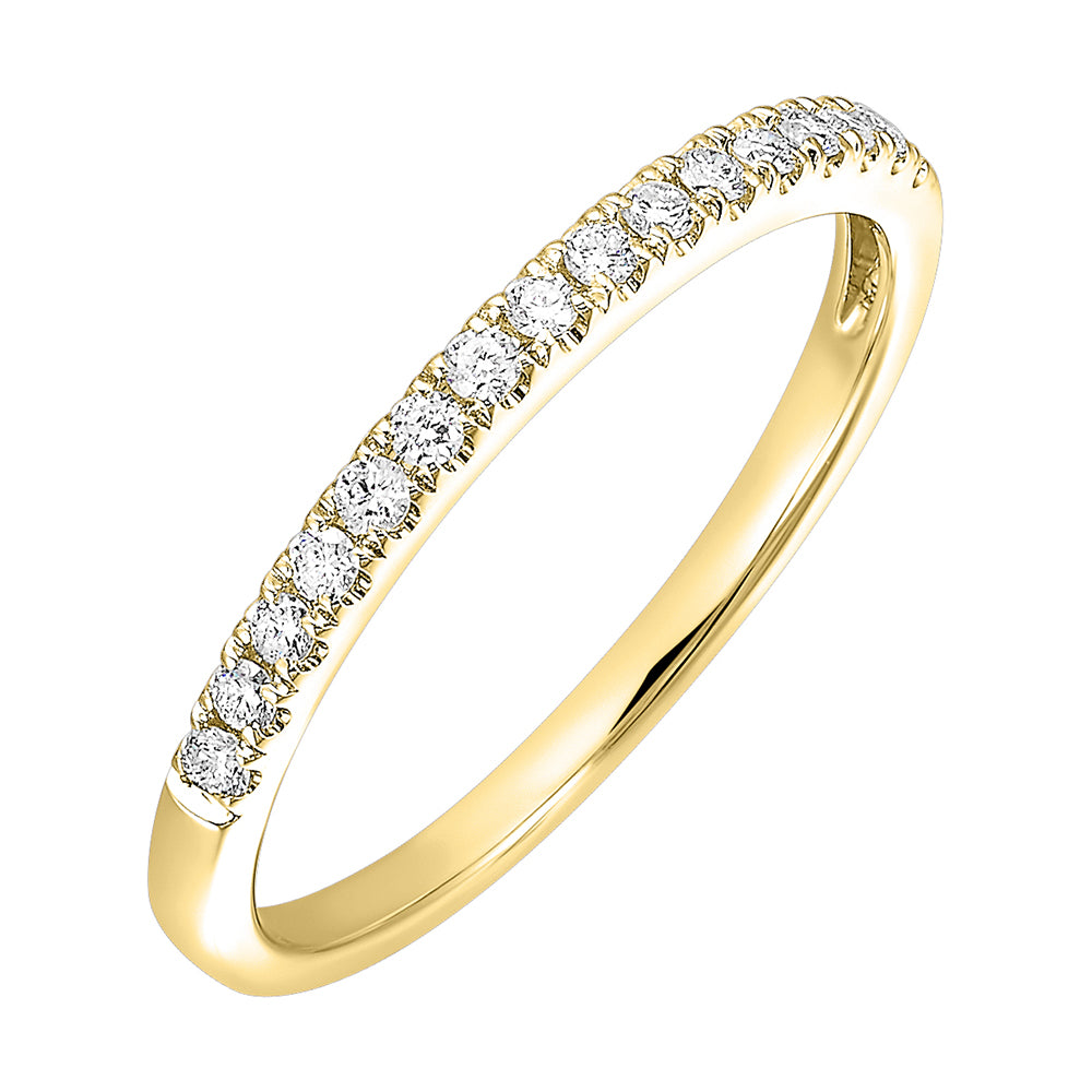 14Kt Yellow Gold Diamond 1/5Ctw Ring