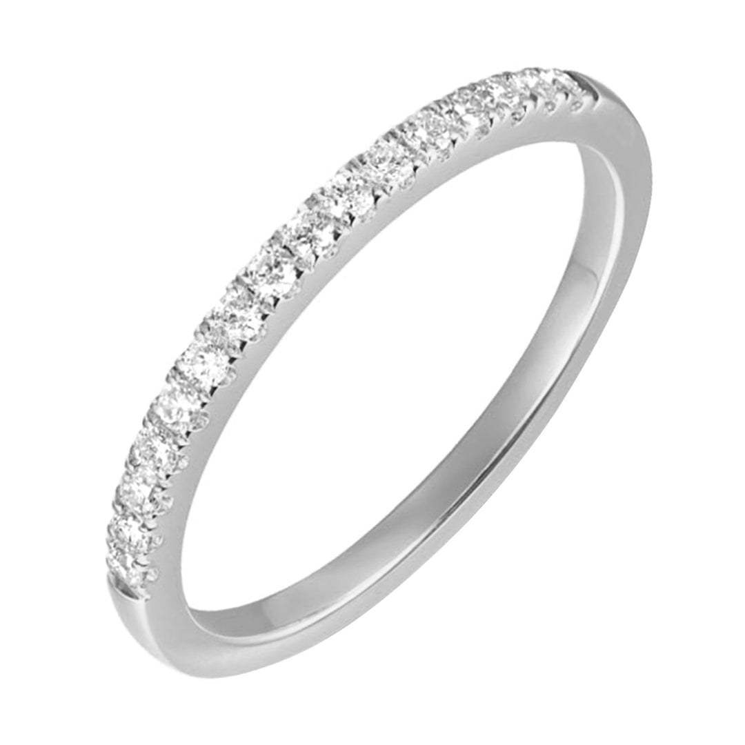 14Kt White Gold Diamond 1/5Ctw Ring