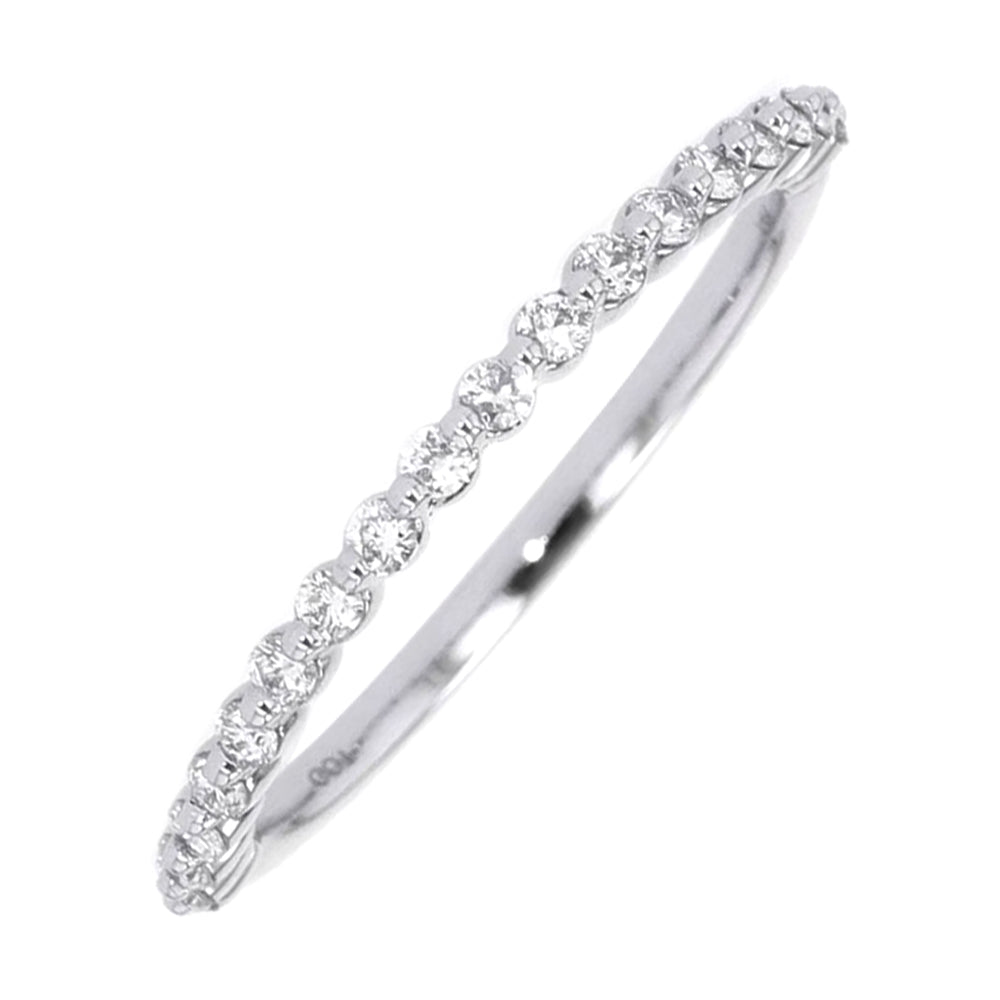 14Kt White Gold Diamond 1/4Ctw Ring