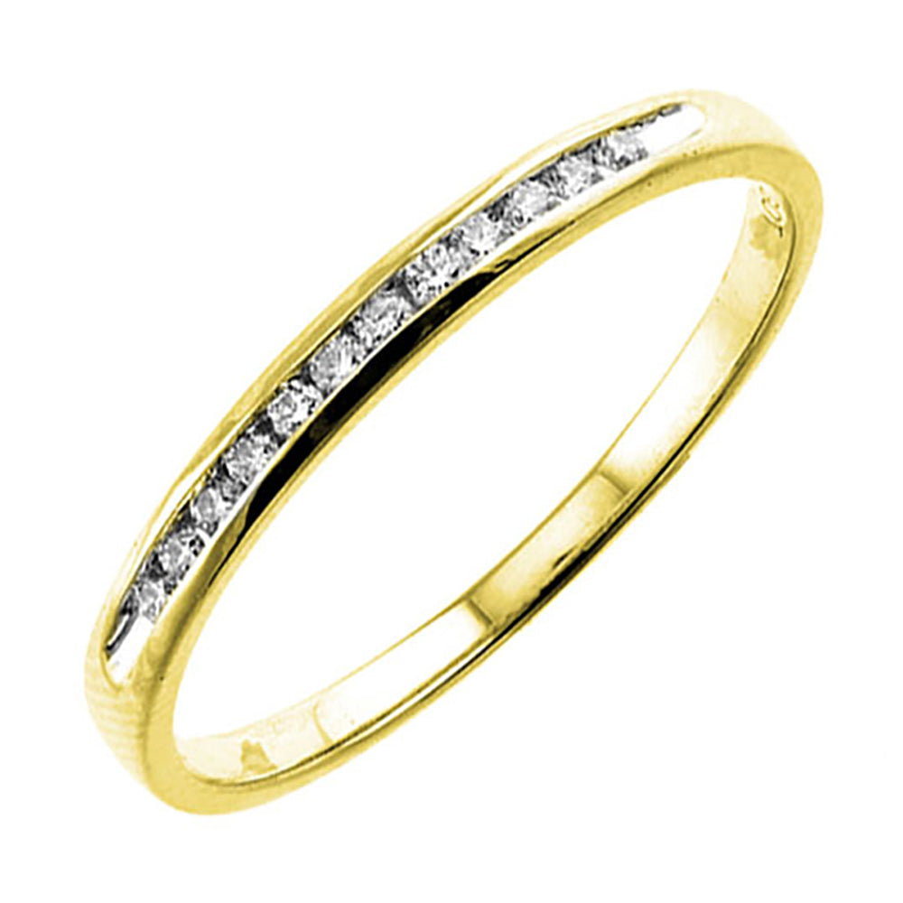 14Kt Yellow Gold Diamond 1/10Ctw Ring