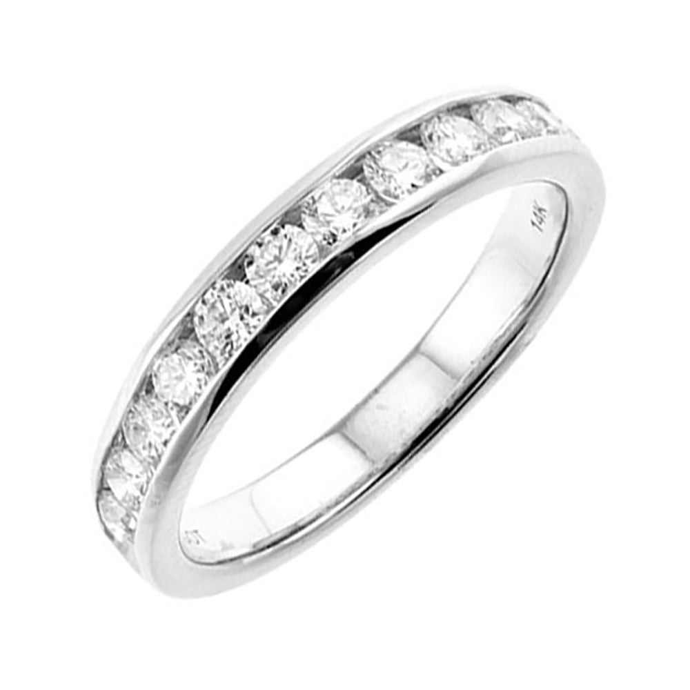 14Kt White Gold Diamond 3/4Ctw Ring