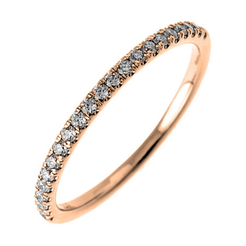 14Kt Rose Gold Diamond 1/5Ctw Ring