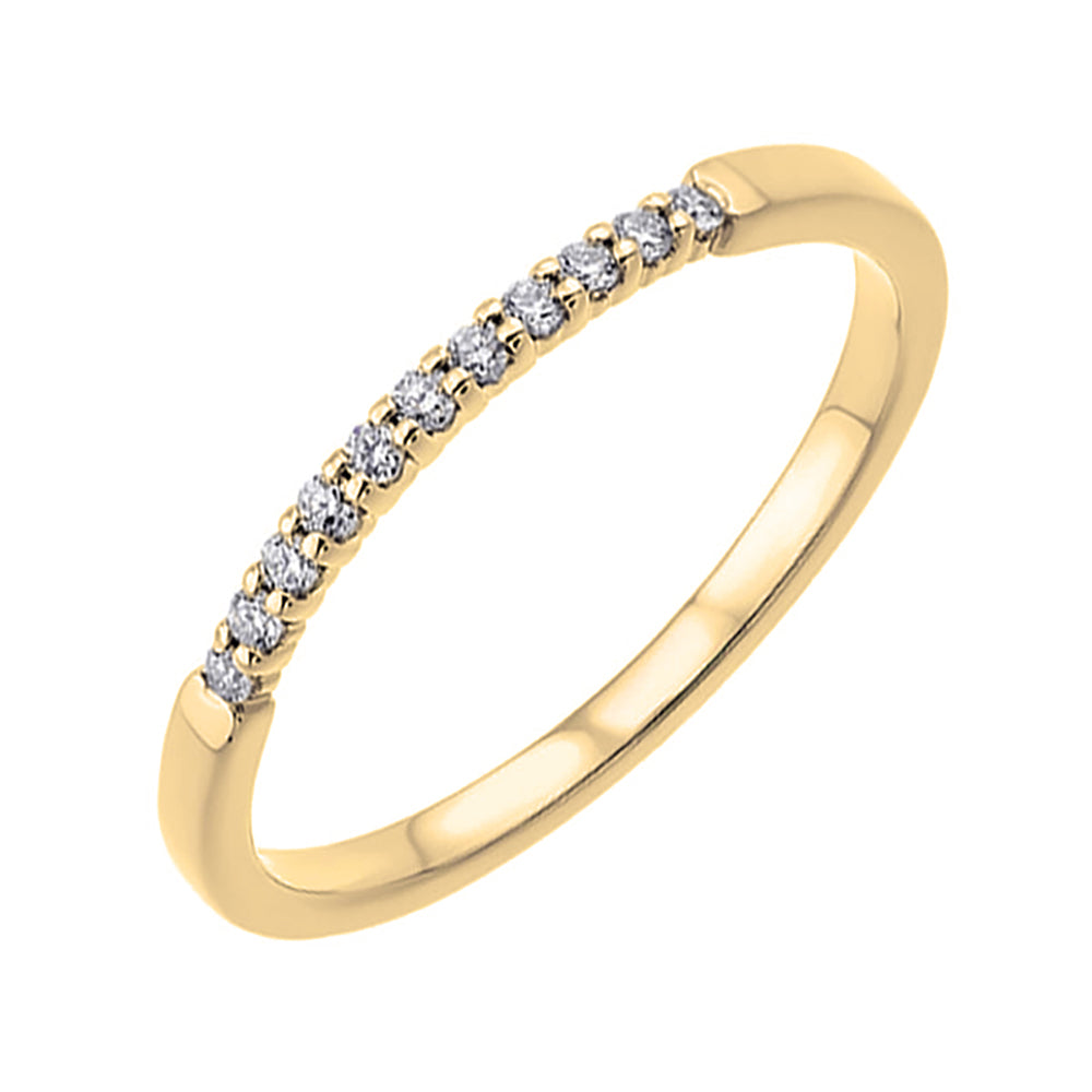 14Kt Yellow Gold Diamond 1/10Ctw Ring