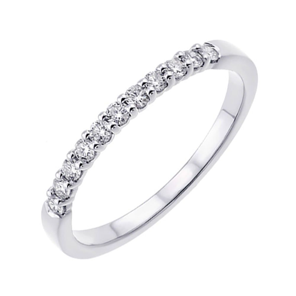 14Kt White Gold Diamond 1/4Ctw Ring