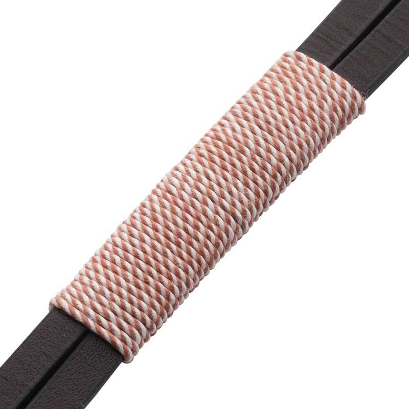 Shoreline Cotton Wrapped Brown Leather Bracelet