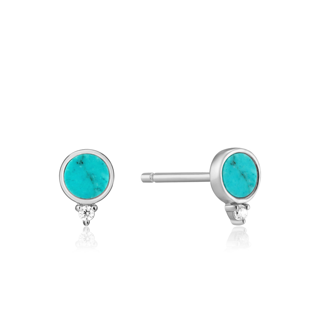 TURQUOISE STUD EARRINGS