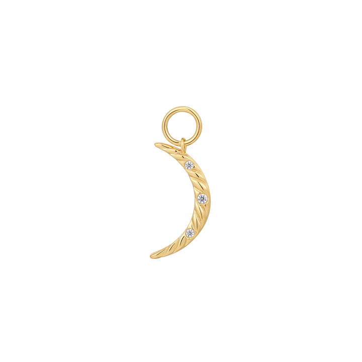 Gold Moon Earring Charm