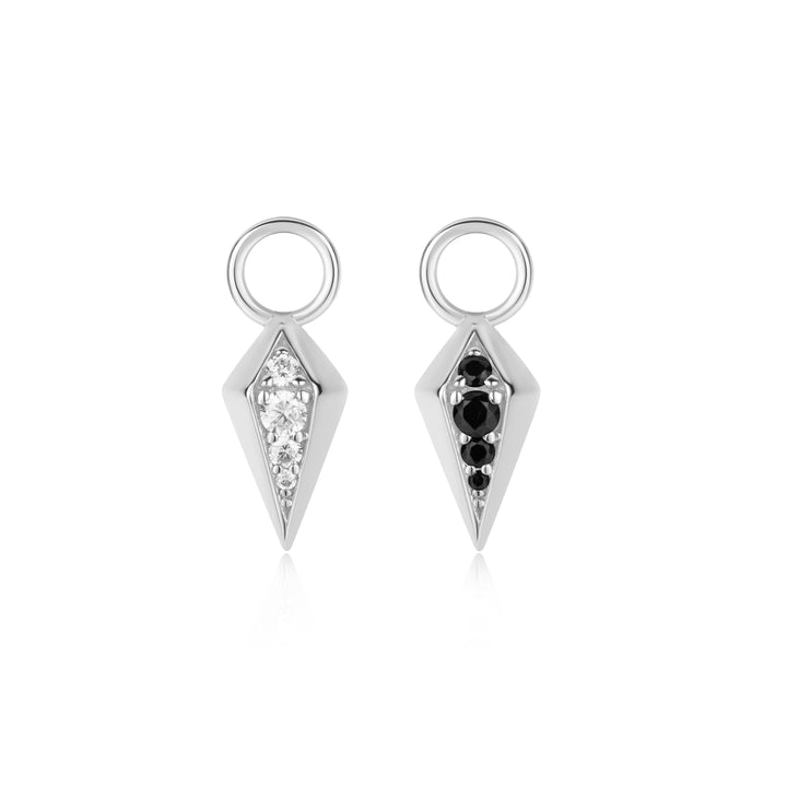 Silver Rhombus Earring Charm