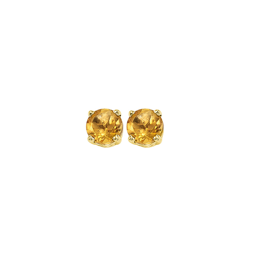 14Kt Yellow Gold Citrine 3/4Ctw Earring