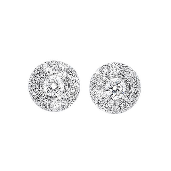 14Kt White Gold Diamond 1/2Ctw Earring