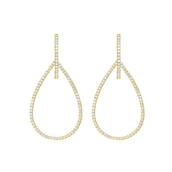 10Kt Yellow Gold Diamond 1/2Ctw Earring