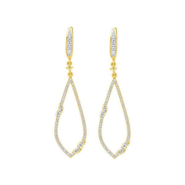 14Kt Yellow Gold Diamond 1/2Ctw Earring