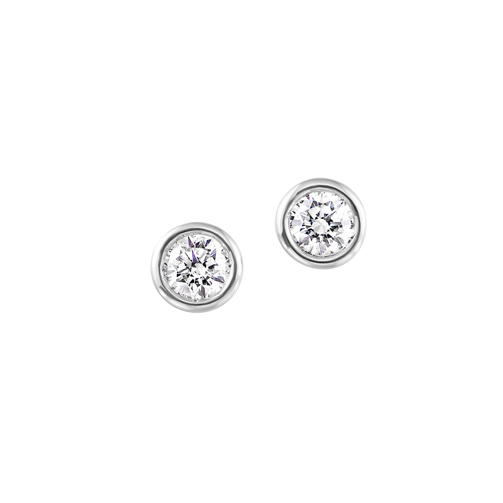 14Kt White Gold Diamond 1 1/2Ctw Earring