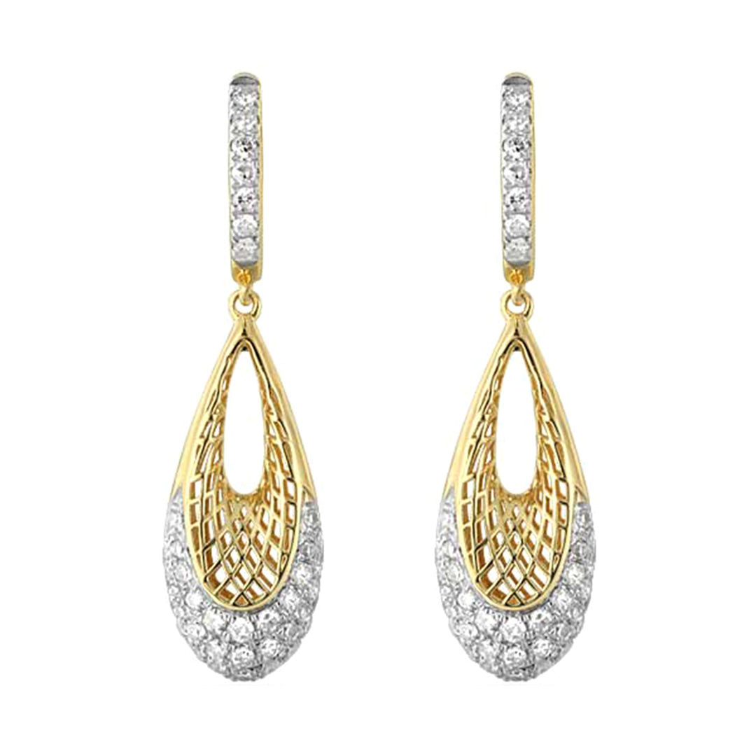 14Kt Yellow Gold Diamond 1/2Ctw Earring