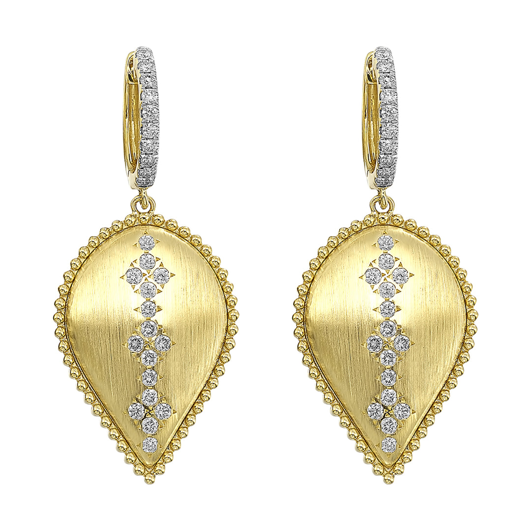 14Kt Yellow Gold Diamond 1/2Ctw Earring