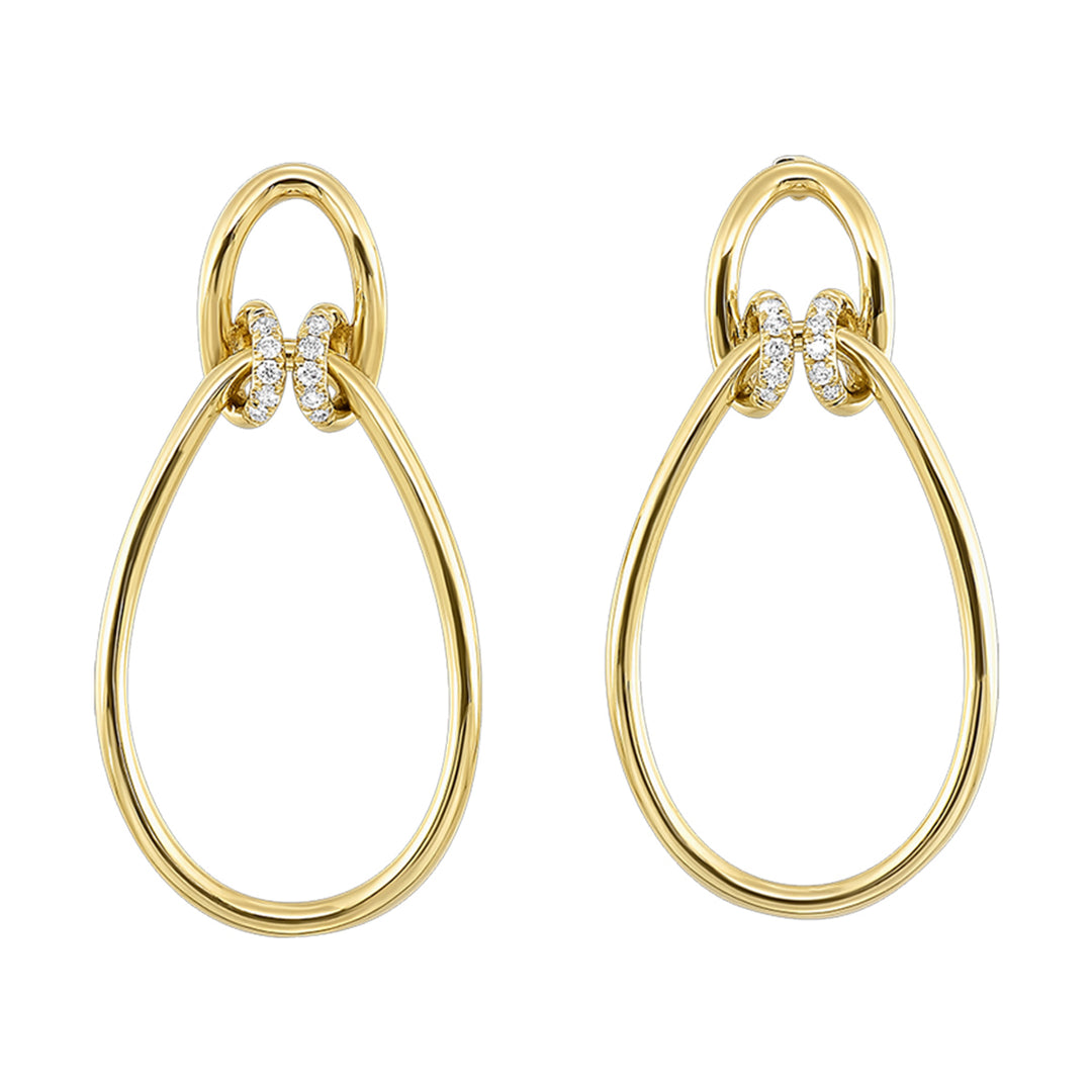 10Kt Yellow Gold Diamond 1/10Ctw Earring