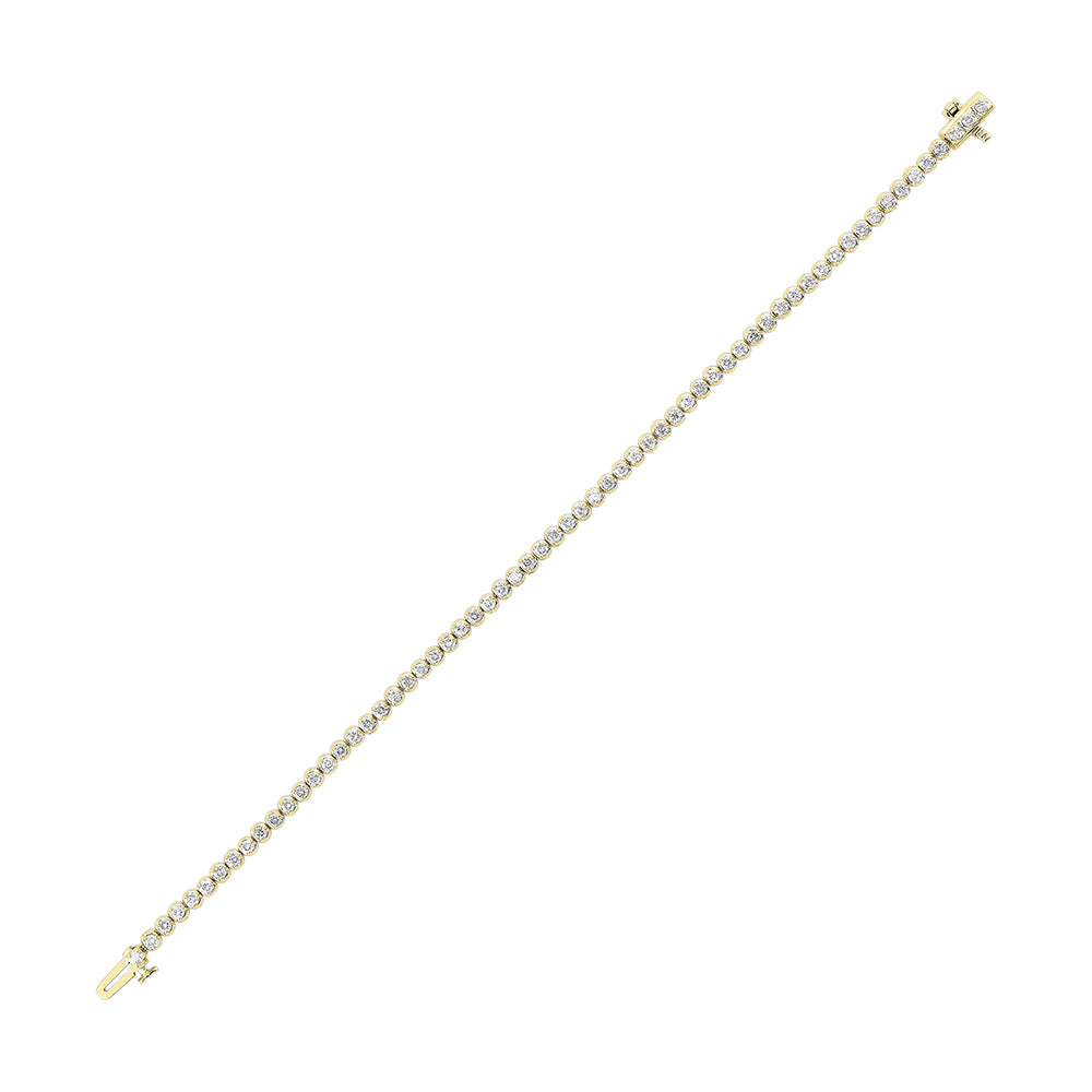 14Kt Yellow Gold Diamond 2Ctw Bracelet