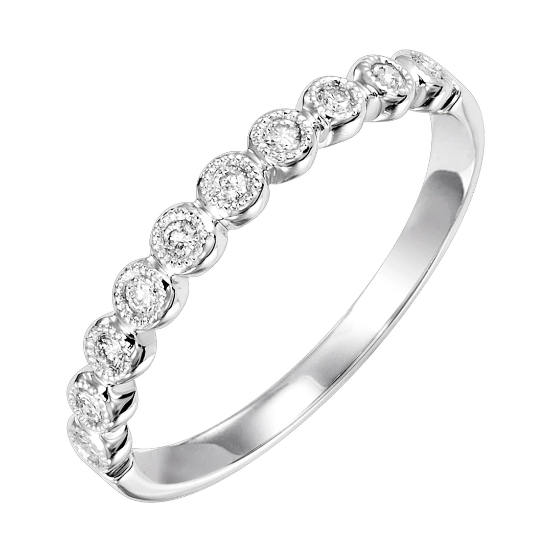 10Kt White Gold Diamond 1/10Ctw Ring