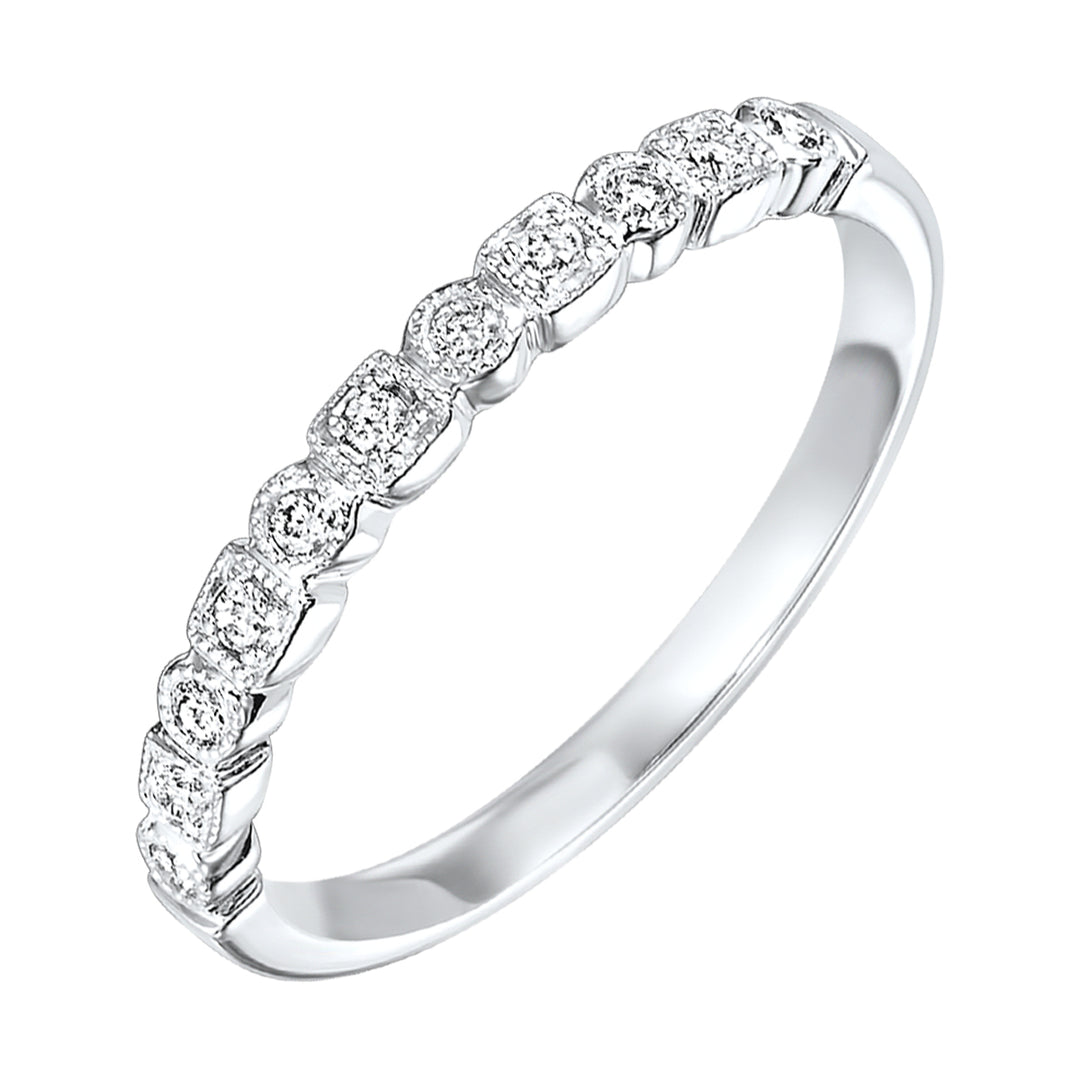 10Kt White Gold Diamond 1/8Ctw Ring