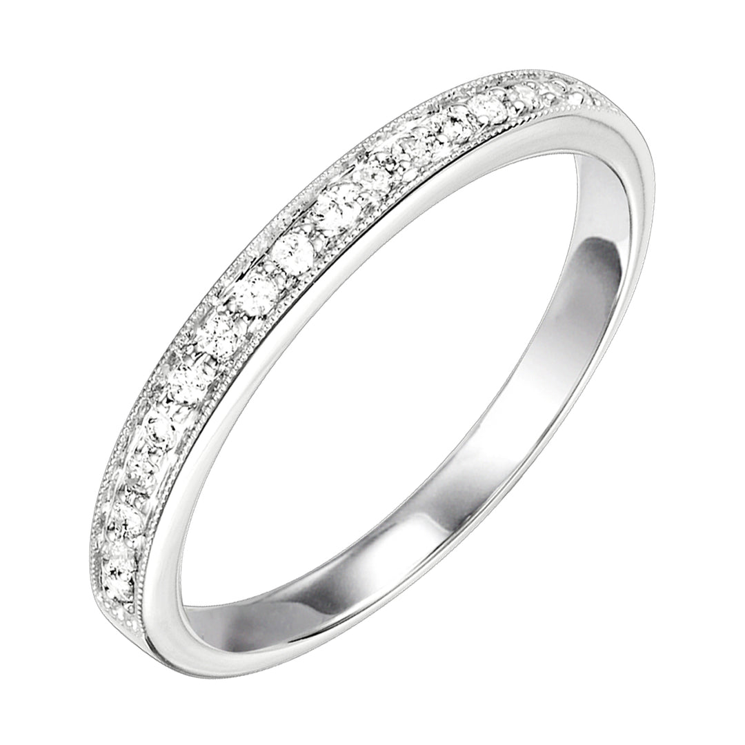 10Kt White Gold Diamond 1/8Ctw Ring