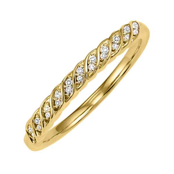 10Kt Yellow Gold Diamond 1/20Ctw Ring