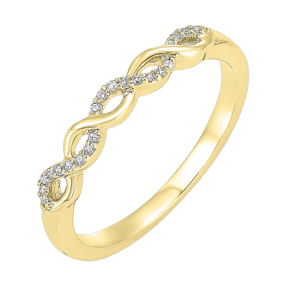 10Kt Yellow Gold Diamond 1/20Ctw Ring