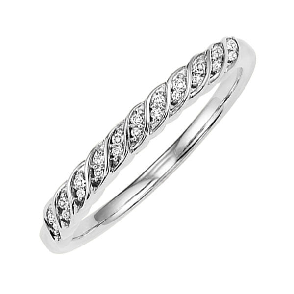 14Kt White Gold Diamond 1/20Ctw Ring