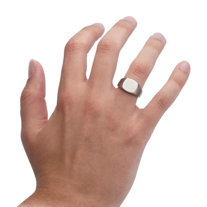 Stainless Steel Signet Ring