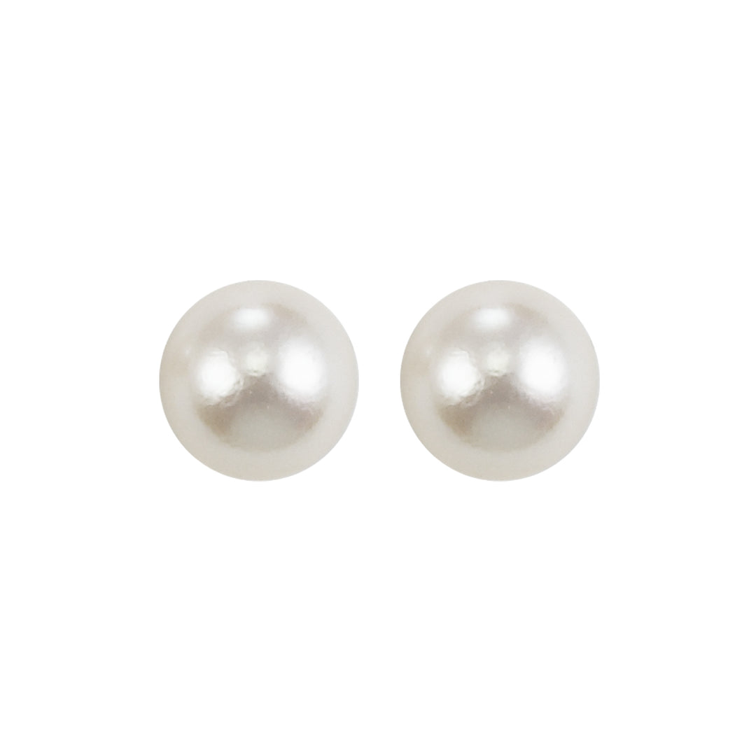 Silver Pearl Earring