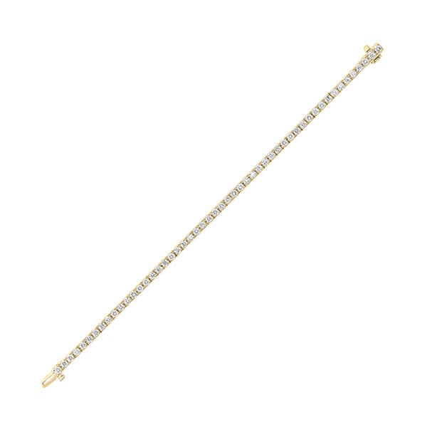 14Kt Yellow Gold Diamond 4Ctw Bracelet