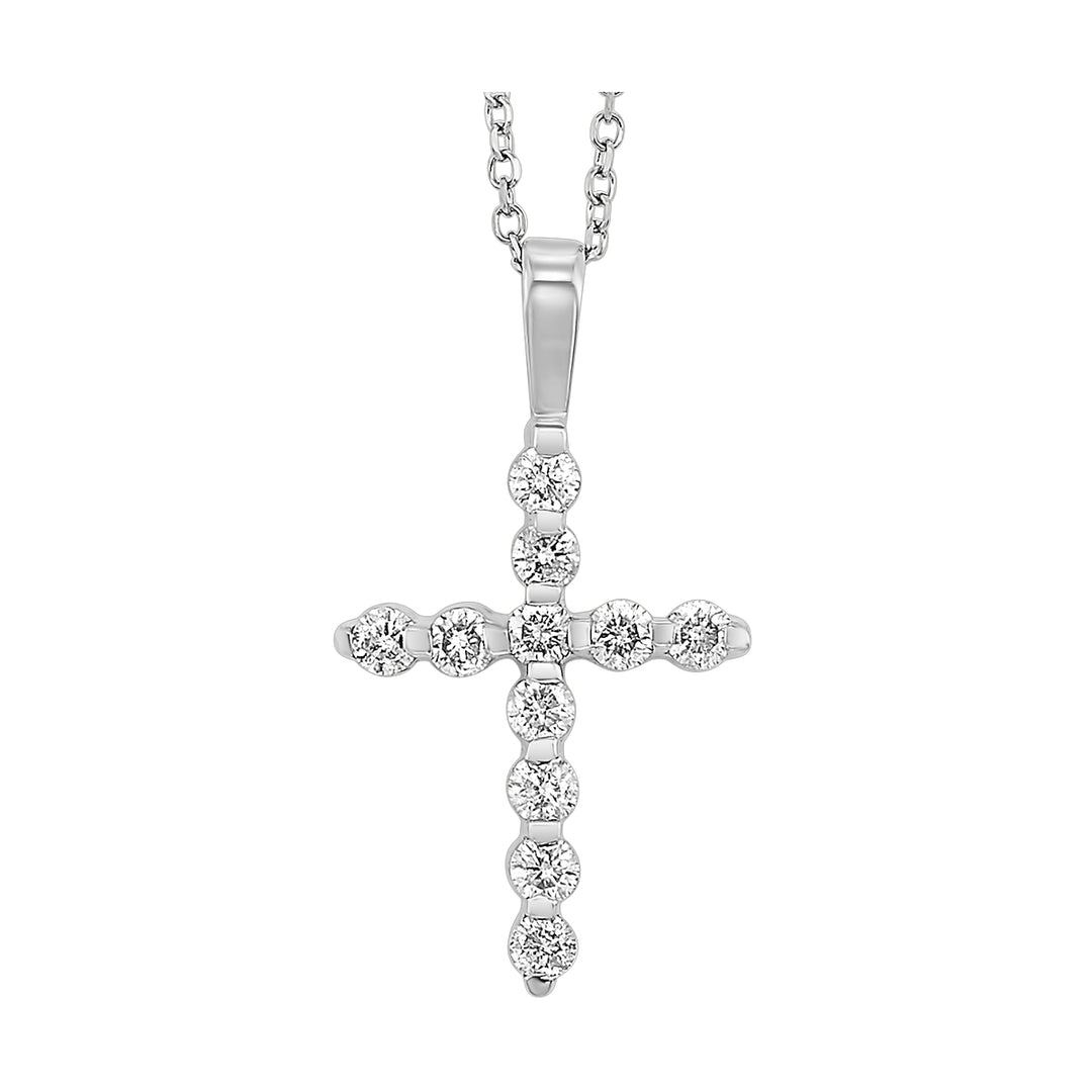 14Kt White Gold Diamond 1/3Ctw Pendant