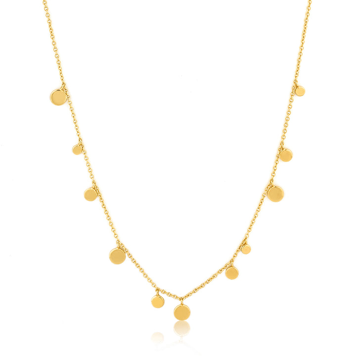 Geometry Mixed Discs Necklace