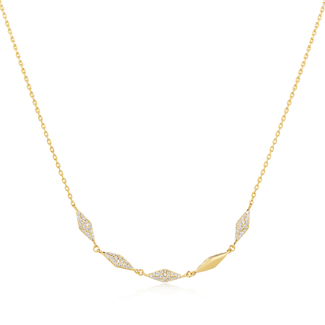 Gold Multi Sparkle Necklace