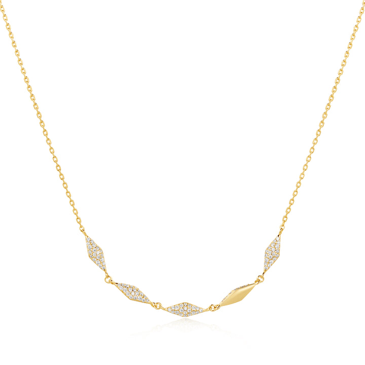 Gold Multi Sparkle Necklace