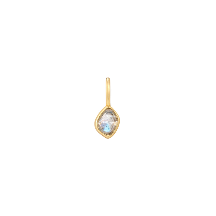 Gold Labradorite Charm