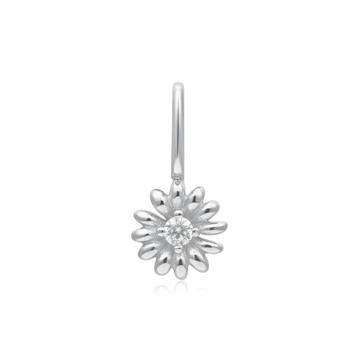 Silver Daisy Charm