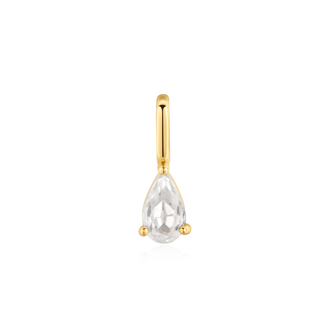 Gold Tear Drop Charm